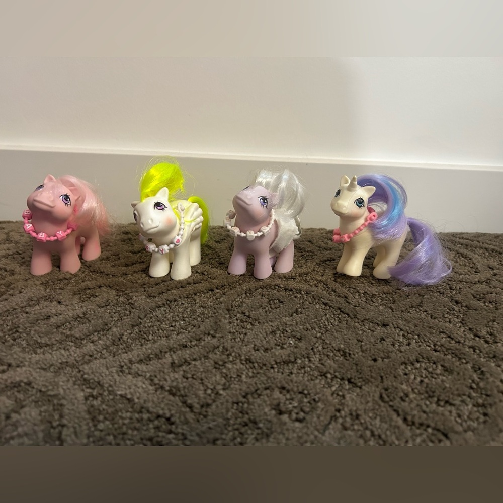 My Little Pony Gen 1 Baby Ponies with Accessories 1984